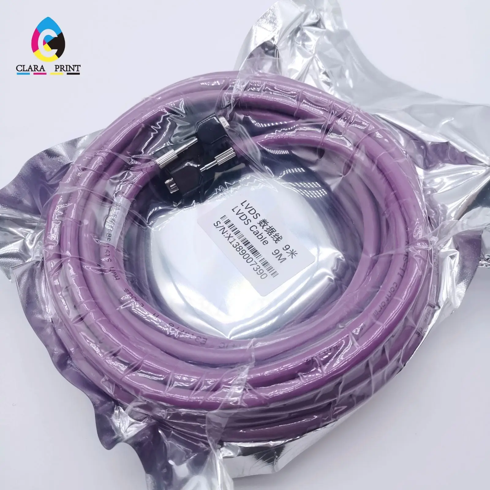 Оригинальный кабель LVDS 14 pin 9 м волоконно-оптический кабель/фиолетовая линия высокой плотности