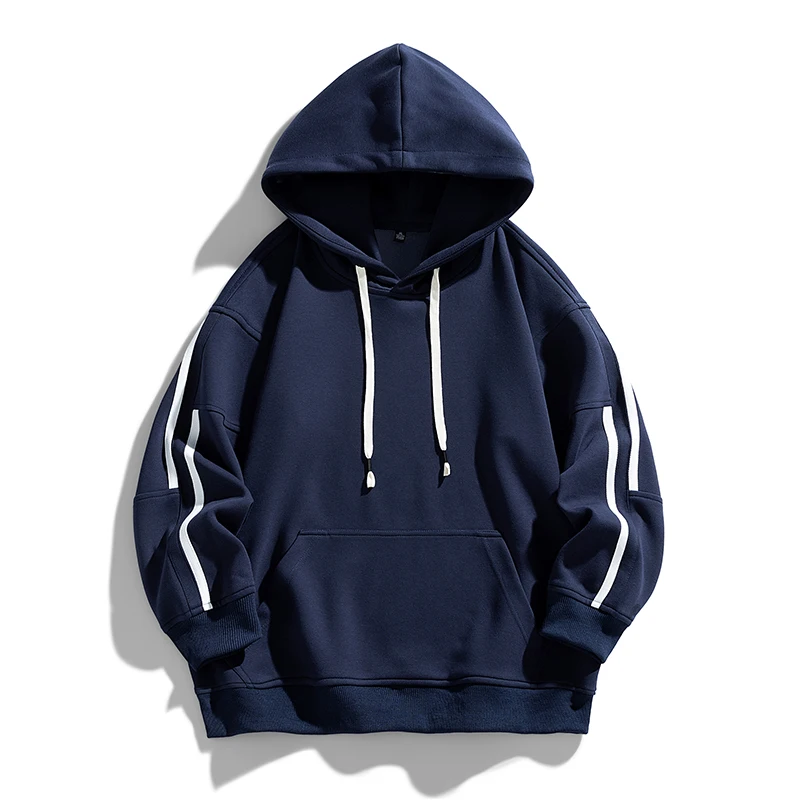 Street Style Heavyweight Heavy, Duty Hoodies For Men Autumn winter ANSZKTN Logo Blank Plain Men Hoodies