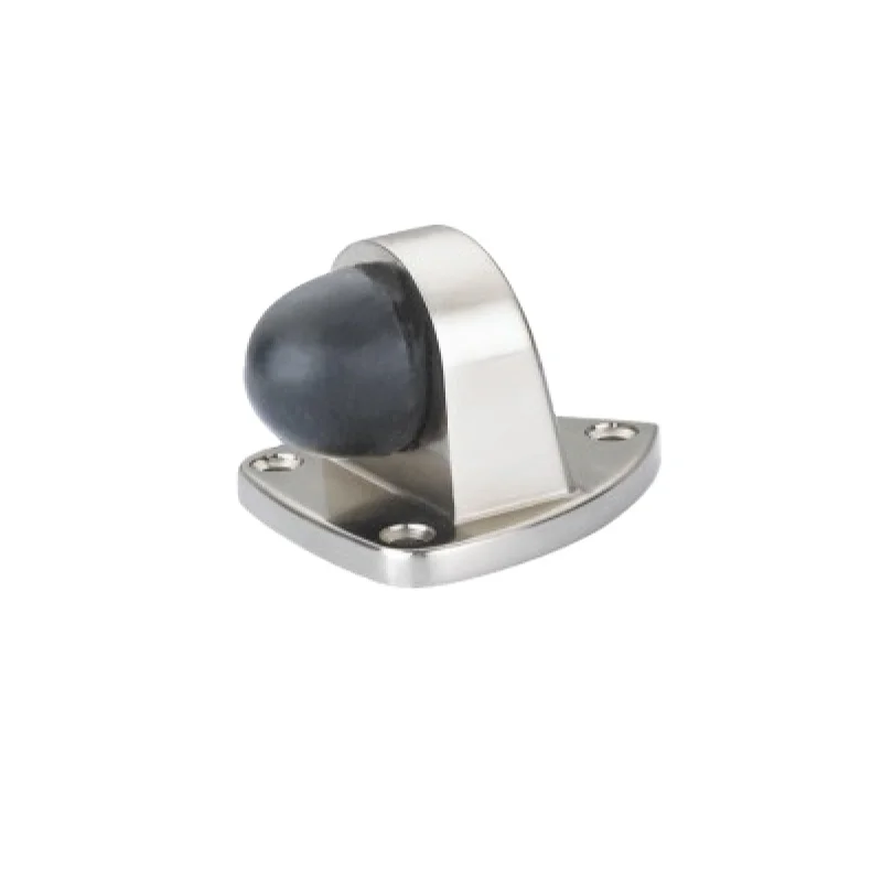 Best Quality Zinc Alloy Door Stopper Closer Exterior Rubber Floor Mounted Door Stopper D3855 SN
