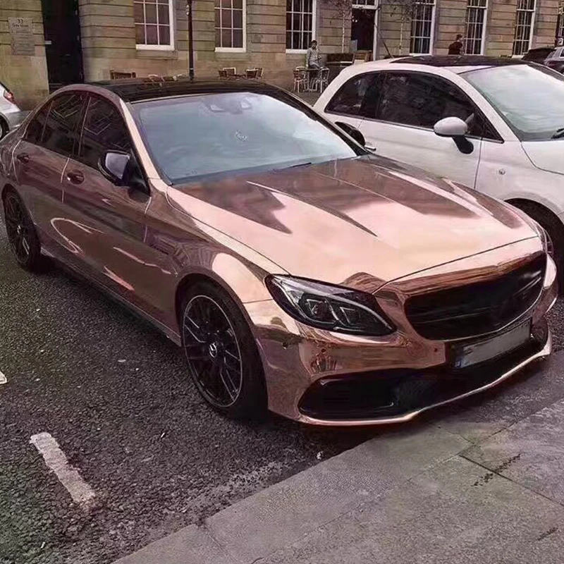 Worth Buying car vinyl film chameleon car tint film vinyl film gold chrome car