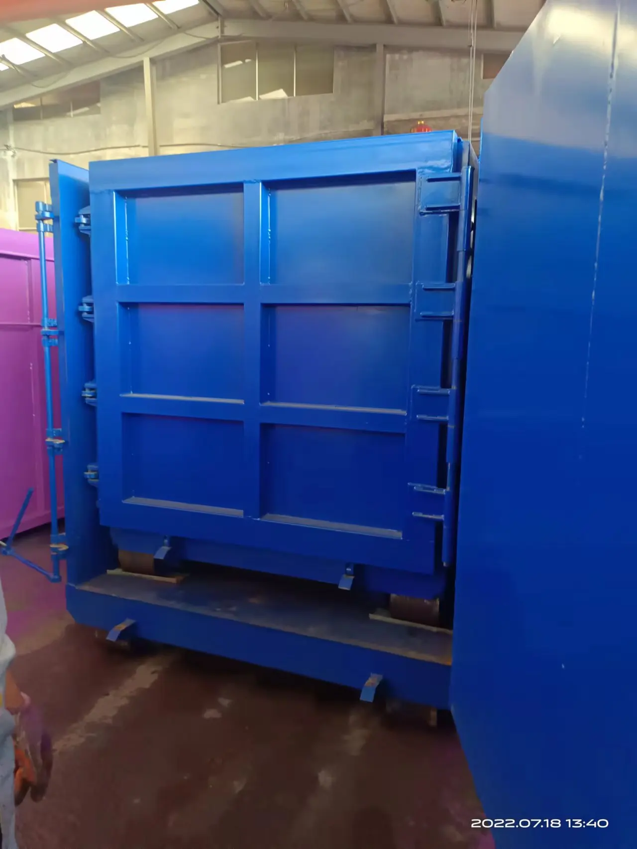 10T 30m3 hook lift bin Skip garbage sorting and recycling bin refuse classification  collector