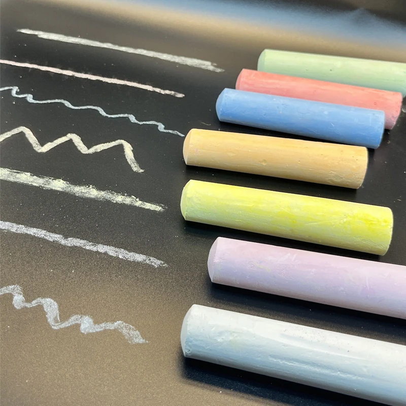 Custom Safe Dustless Washable jumbo Sidewalk  Chalk-64 Colors Nontoxic Outdoor