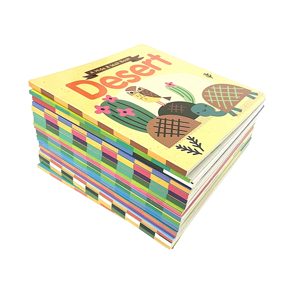 Cheap Price Custom Binding Full Color Children Doll Board Book Hardcover Book Printing Service