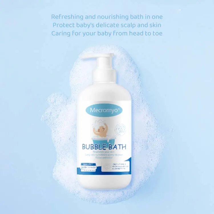 Собственная торговая марка, Органические растительные на основе, не раздражающие пузырьки для ванны, жидкость для ванны, Детская пузырьковая Ванна
