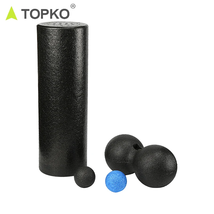 TOPKO Custom logo Body Massager Yoga EPP Foam Roller Set