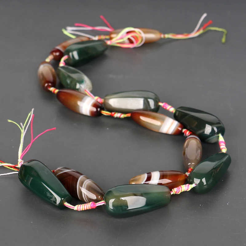 High quality agate conicalness beads DIY gifts healing stones crystal beads for jewelry making