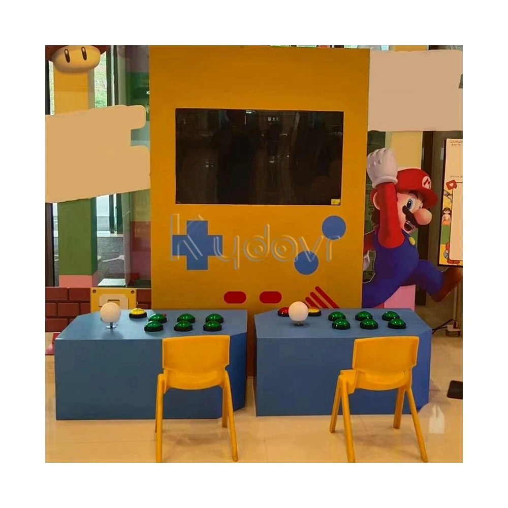 Outdoor indoor giant commercial amusement park electric luxury coin operated joystick interactive multi arcade game console