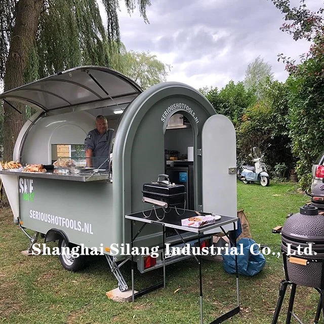 SILANG fully featured street franchise Ice cream Burger Fries Barbecue Food waffle trailer