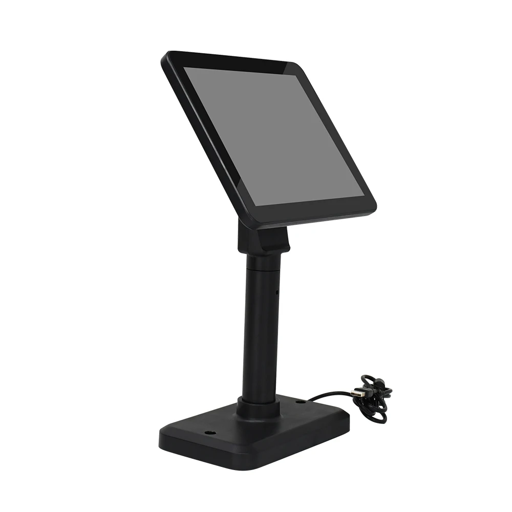OSCY New Ture Flat Touch Screen High brightness LCD 9.7 inch USB customer pos pole display