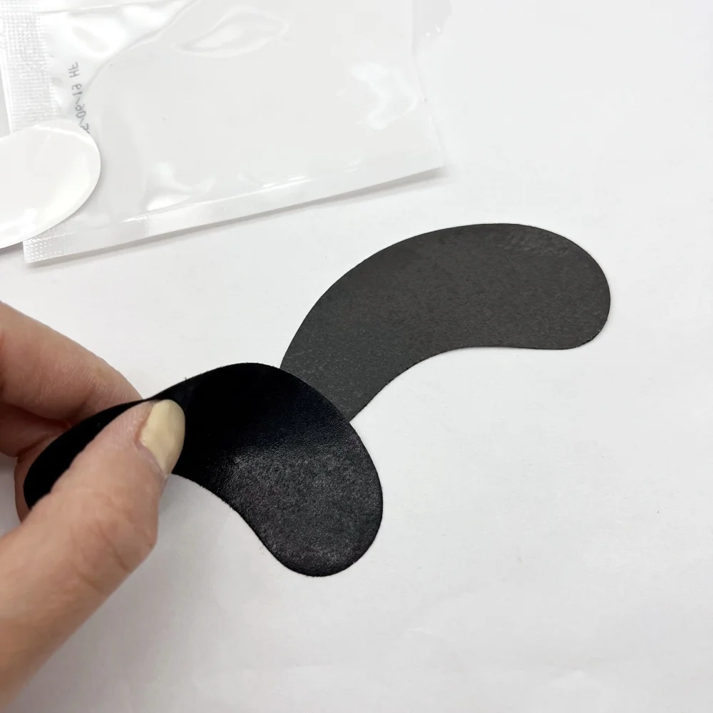 Eyelash extension supplies accessories under eye pad black UV under eye patch custom Hydrogel gel patches for eyelash extension