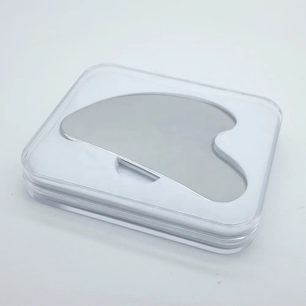 Stainless Steel Jade Roller and Gua sha set for Facial Massage