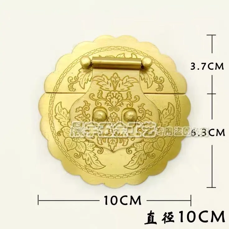 High Quality Furniture Brass Hasp with Spring and Spring Washer with Spring Washers and Has