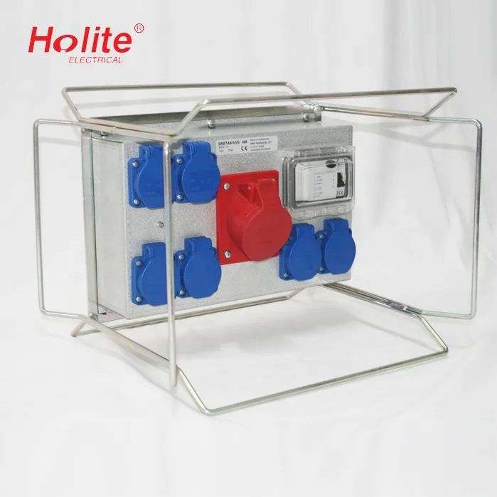 400V 16A Outdoor Portable Industrial Electrical Power Distribution Board Boxes