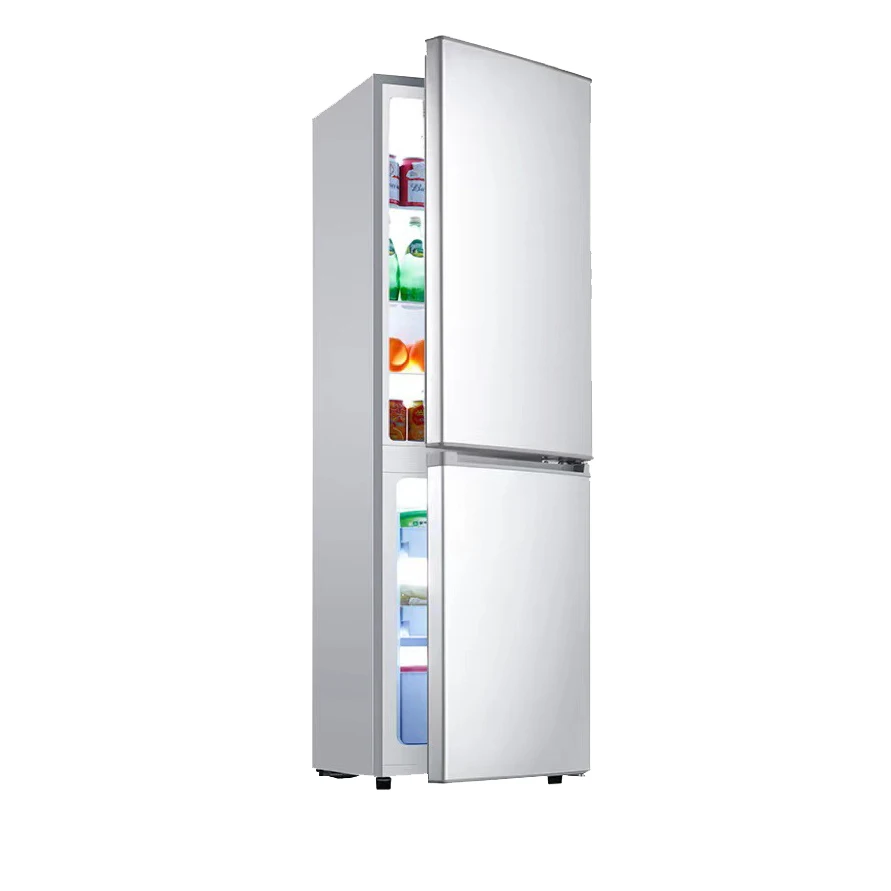 Заводская цена, оптовая продажа, высокое качество, индивидуальный логотип, одинарные двухдверные холодильники для дома