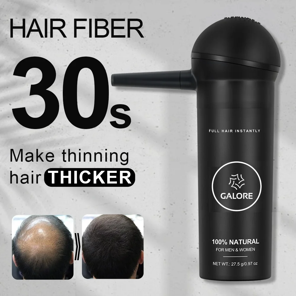 27.5g keratin 3 in 1 Hair Building Fibers Set Spray Hairline Optimizer Hair Perfecting Tool Kit