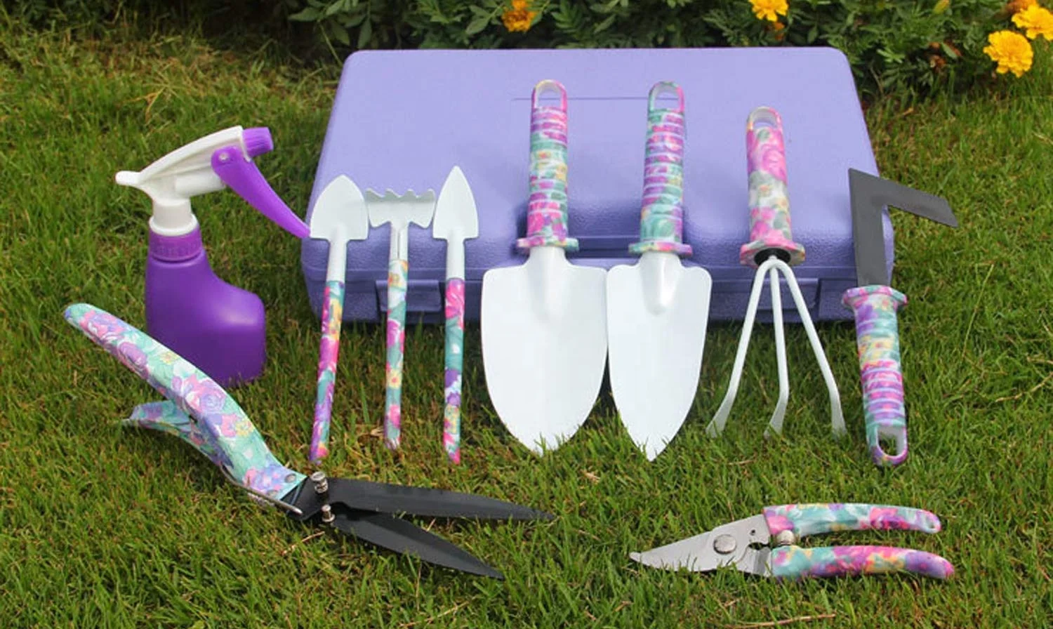 Rake/Weeder/Fork/Cultivator/Shovel /Trowel kids floral tools set Mini Garden Tools Set
