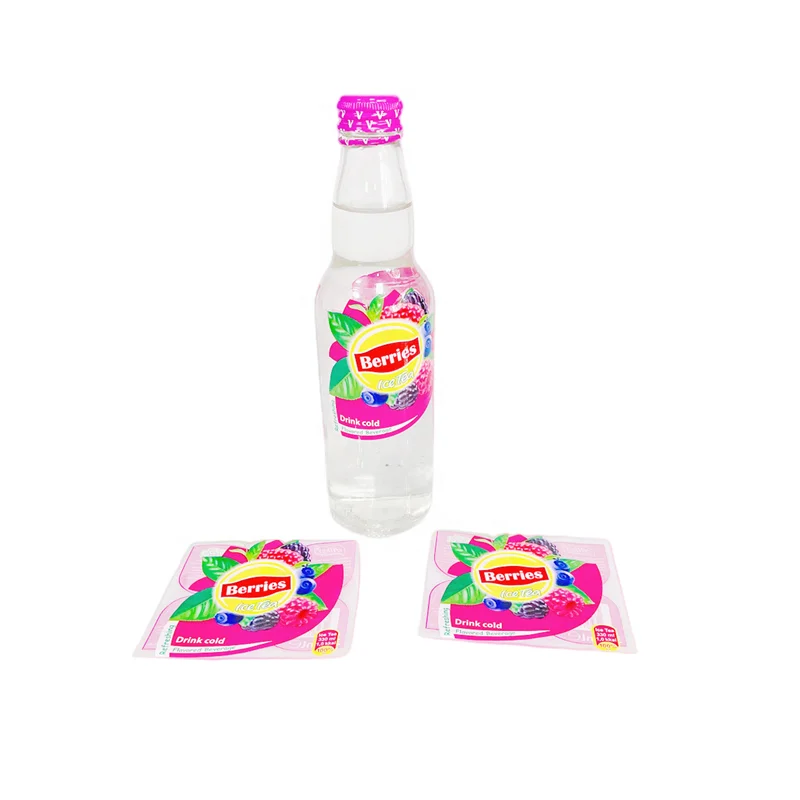 Custom Heat PVC PET Shrink Sleeve Labels for Juice Beer Cans and Water Bottle Shrink Wrap