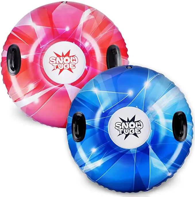 Snow Tubes Sled for Kids and Adults Snow Toys Big Inflatable for Outdoor Sledding snow slopes