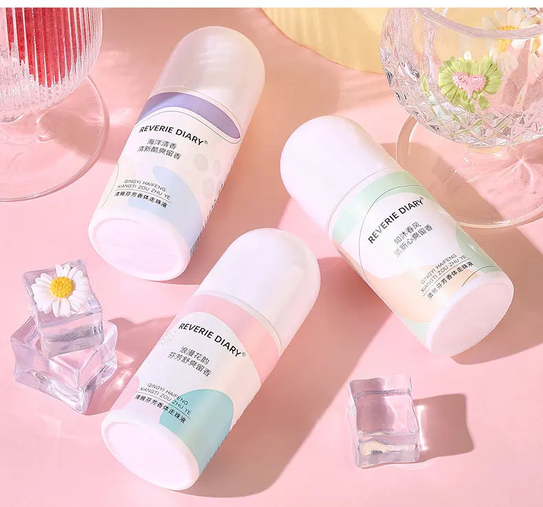 Body Odor Sweat Deodor Rose Perfume For Man And Woman Remove Antiperspirant Armpit Odor Lasting Aroma Skin Care Deodorant