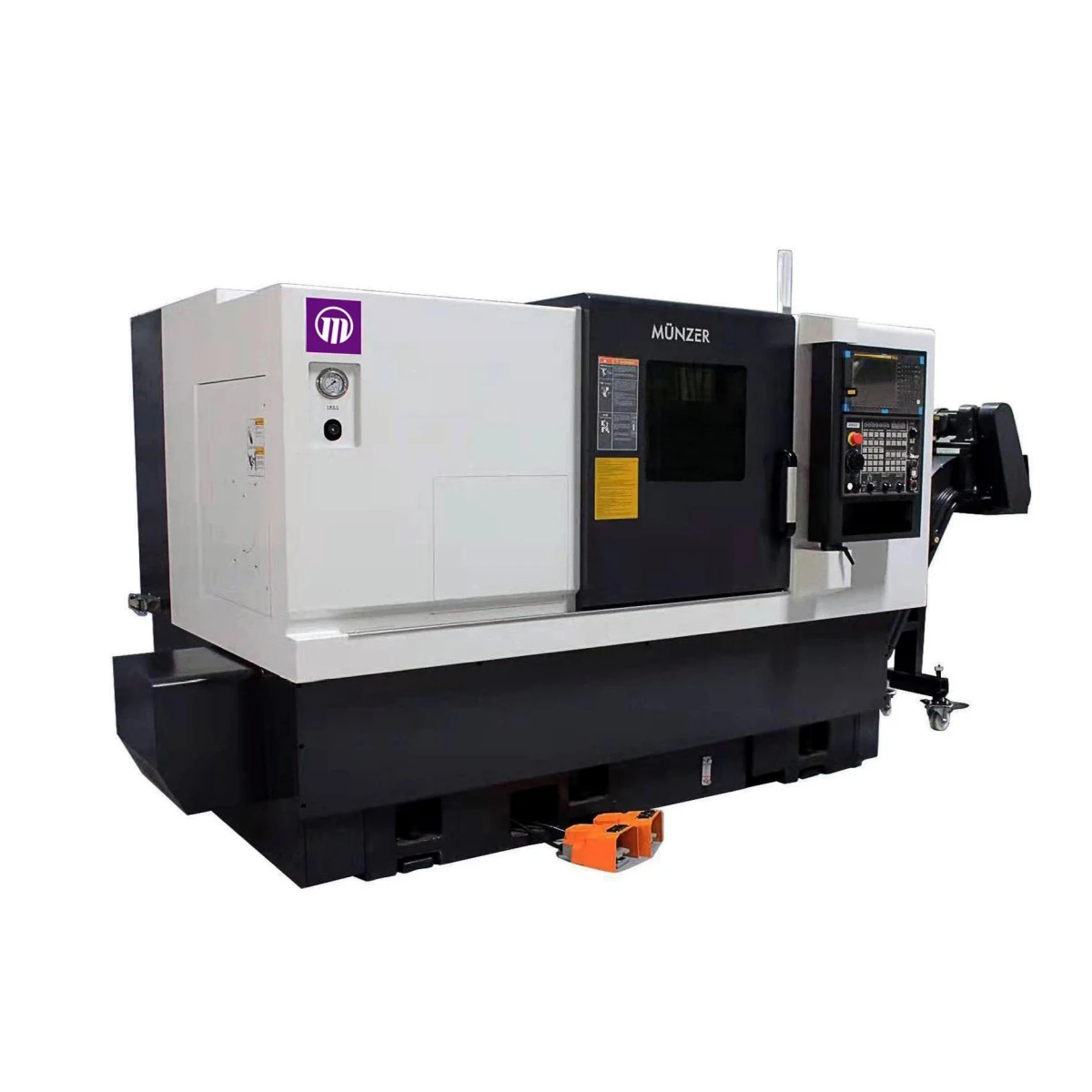 MUNZER TZ-320Y with Y-axis cnc lathe live tooling slant bed lathe milling machine