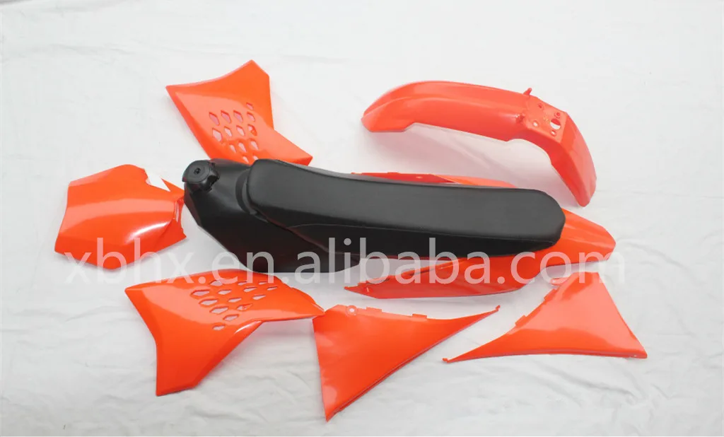 Motorcycle Plastics Kit Front Rear Side Cover Fairings Fender Number Plate ABS body kits Plastic shell OEM Customization