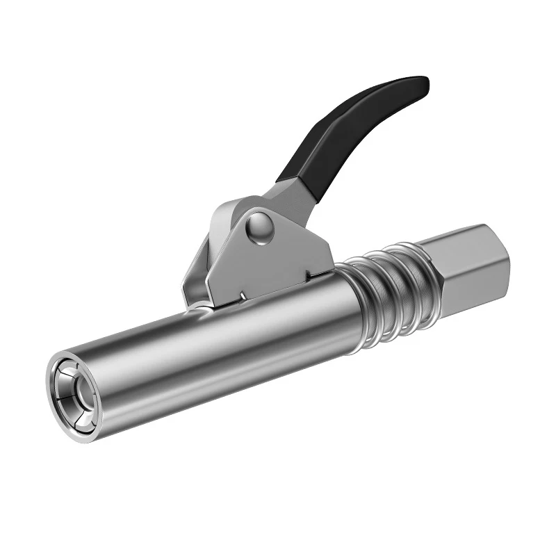 Quick Release Single Handle 12000 PSI High Pressure Grease Gun Nipple coupler Fits All Oil Injection Nozzle