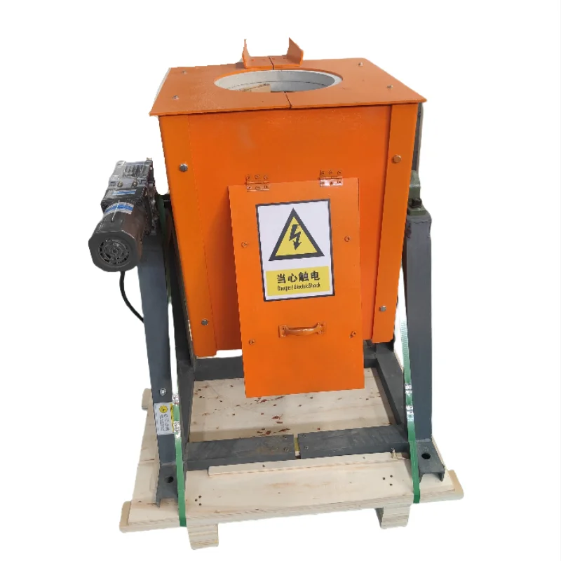 Judian 50kg mini SCR medium frequency electric induction melting furnace for smelting aluminum scrap waste recycling machine