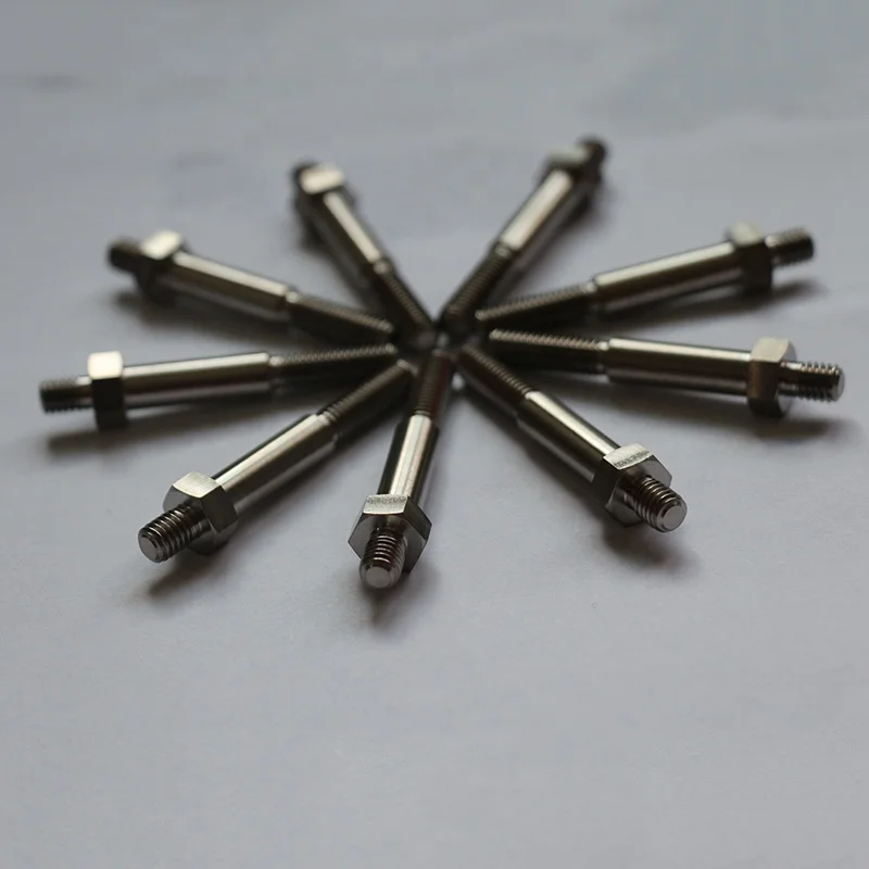 titanium fasteners suppliers sale Ti6Al4V Gr5 Titanium wheel Bolt or other hardware