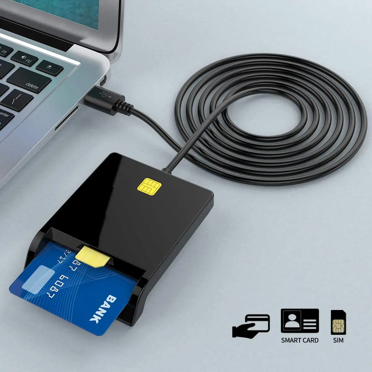 New Product Payment Id Emv Credit Chip Usb Card Reader Sim Card Reader