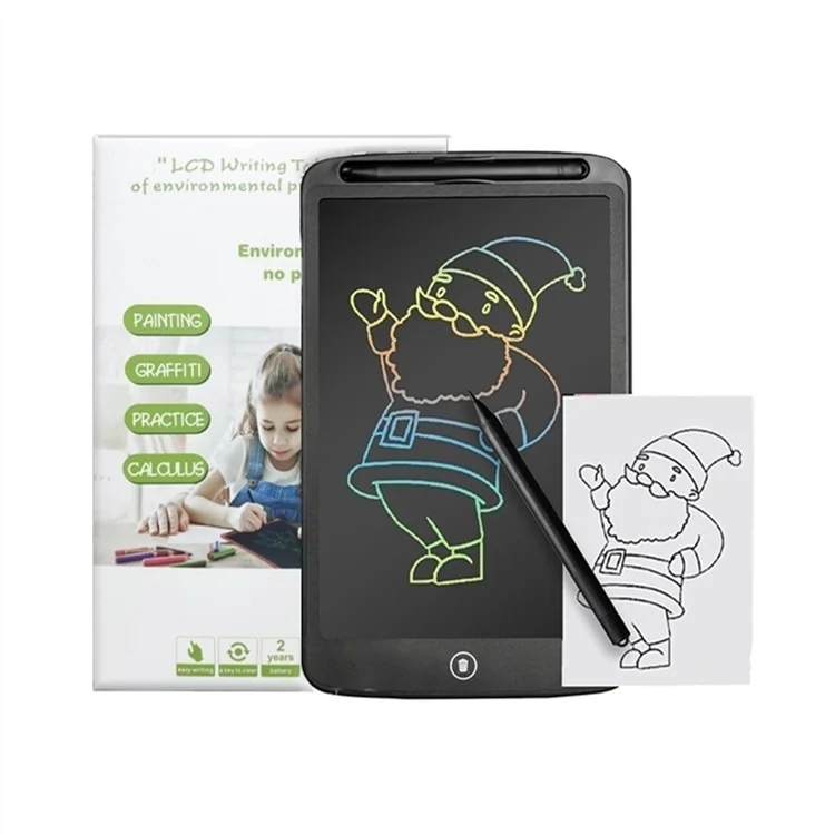 Обучающий ЖК-планшет для рисования с кнопкой блокировки, ЖК-планшет для письма 10,5 дюйма
