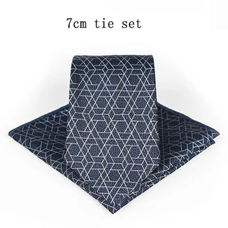 7 см Полосатый галстук, комплект из полиэстера, галстук-бабочка, клетчатый цветочный узор нагрудный платок ручной работы роскошные бизнес галстук-бабочка