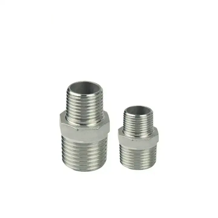 Instrumentation Pipe Fittings Stainless steel 316/316L 6000 PSI Monel Duplex Hastelloy C276,6Mo Male Thread NPT Hex Nipple