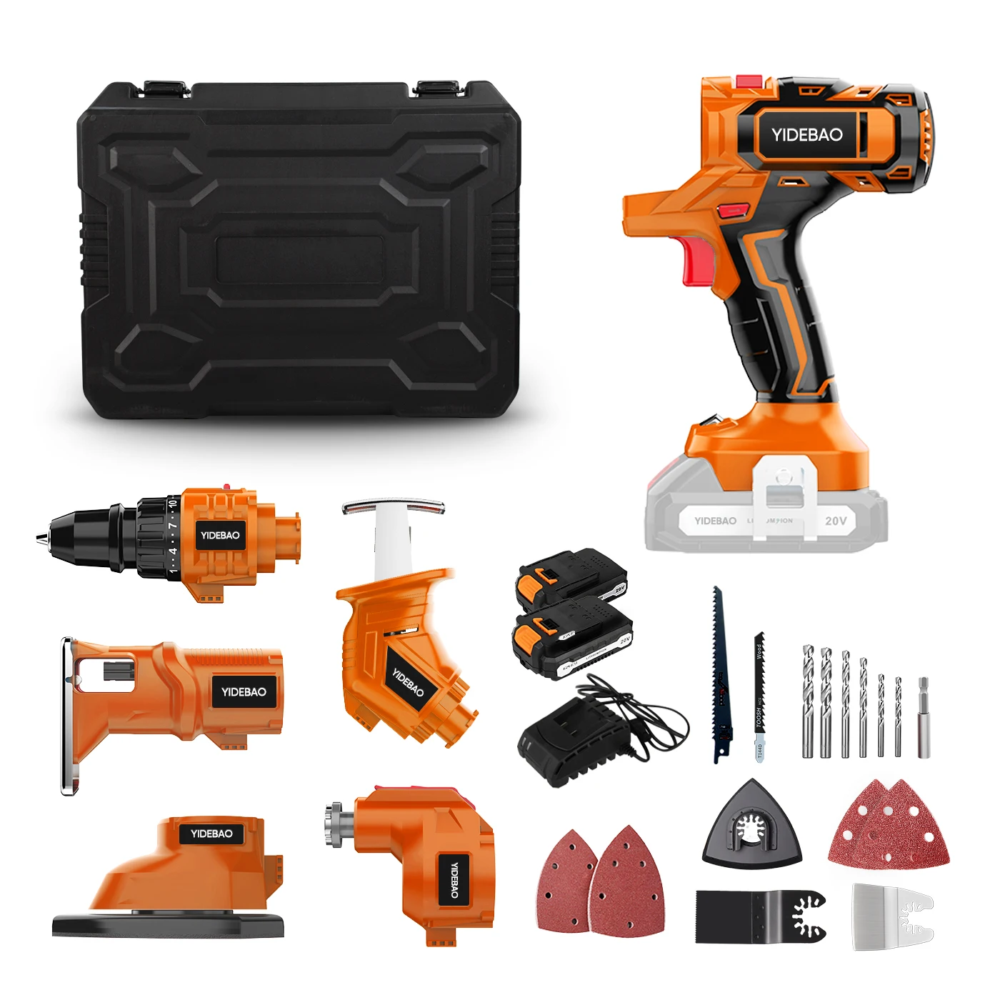 New arrivals high quality  20V Electric Drill Jigsaw Sander Reciprocating Saw Oscillating Tool drill tool set