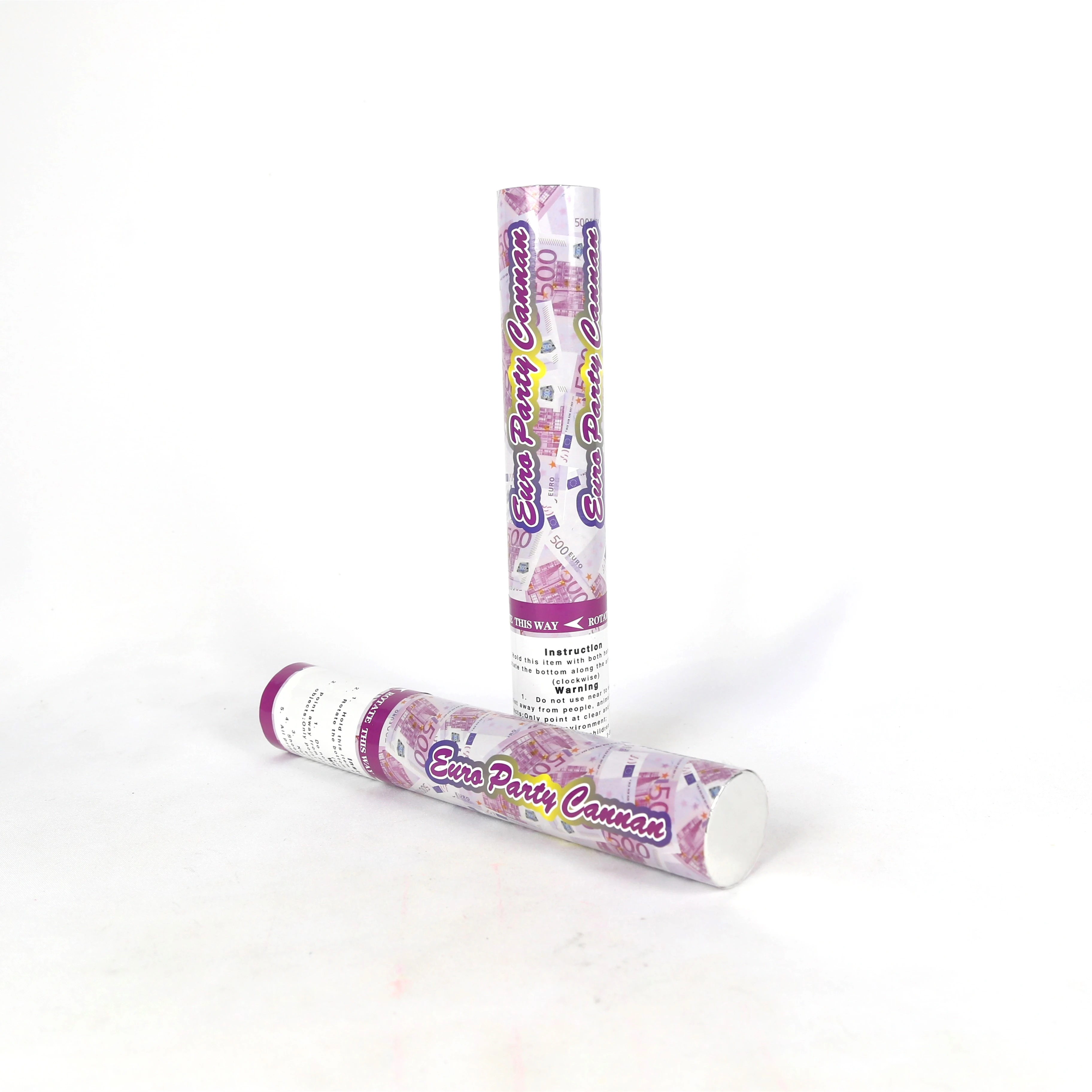 New Fashionable Design Euro Money Confetti Cannon Wedding Birthday Using Shooter Party Popper