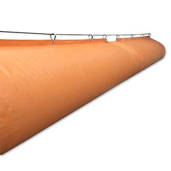 hot sell 2500mm zipper yellow lay flat PVC mining tunnel ventilation duct manufactory