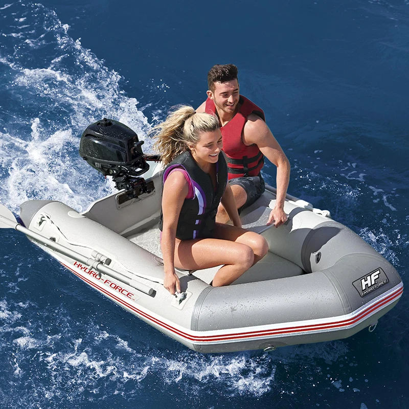 2.30m length inflatable rescue boat 65046 pvc dinghy motor Fishing PVC Material Rowing Boat 2 People Rib Boat