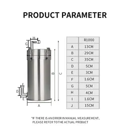external aquarium filter bucket fish filter aquarium with OEM and ODM service Fish tank stainless steel filter barrel