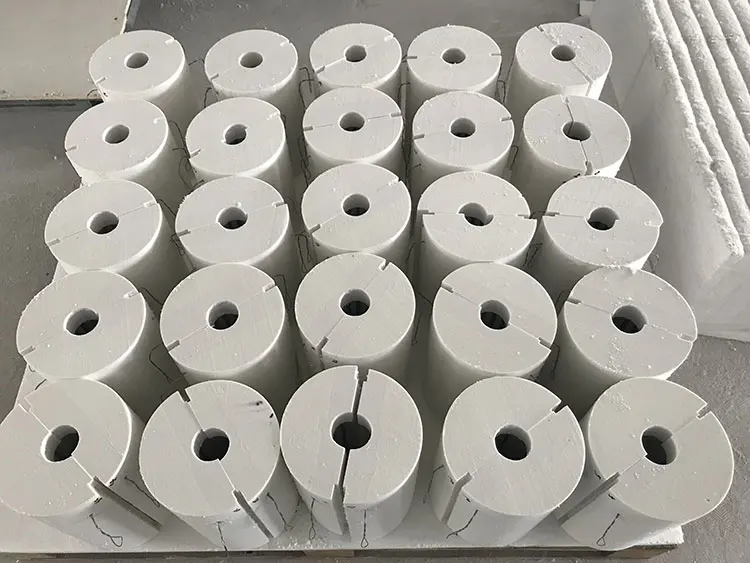  1260C 1400C 1500C алюминиевый цилиндр керамическое волокно нагревательный модуль нагреватель для CVD трубчатой печи