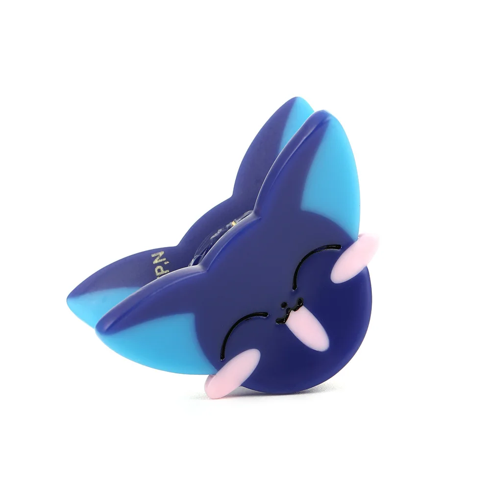 HONEY Holy Festival Cartoon True Acetate Hairpin Cute Mocha Girl Sakura Mask Creative Hairpin Little Cosby Edge Clip Girl