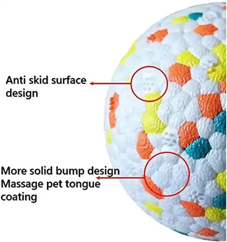 Custom Small Animal Chew Toy Eco-Friendly ETPU Pet Dog Balls Cartoon Style Cat Toy Foam Material Box Packed