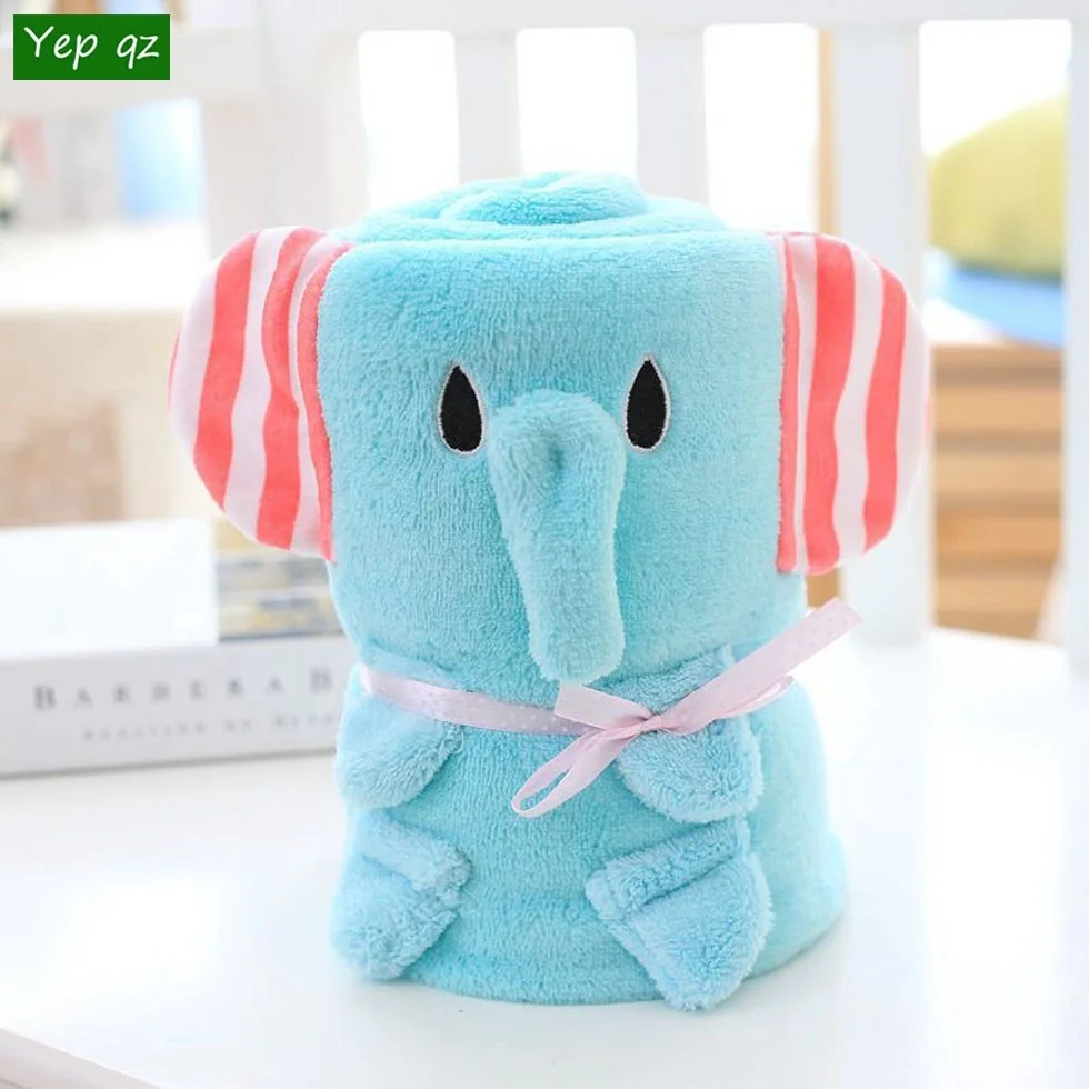 
Wholesale 2019 new stylish portable quilt for children custom animal baby blanket pillow cartoon 