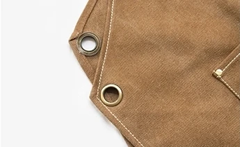 Оптовая продажа фартуки для кафе магазин воск Холст Фартук водонепроницаемый