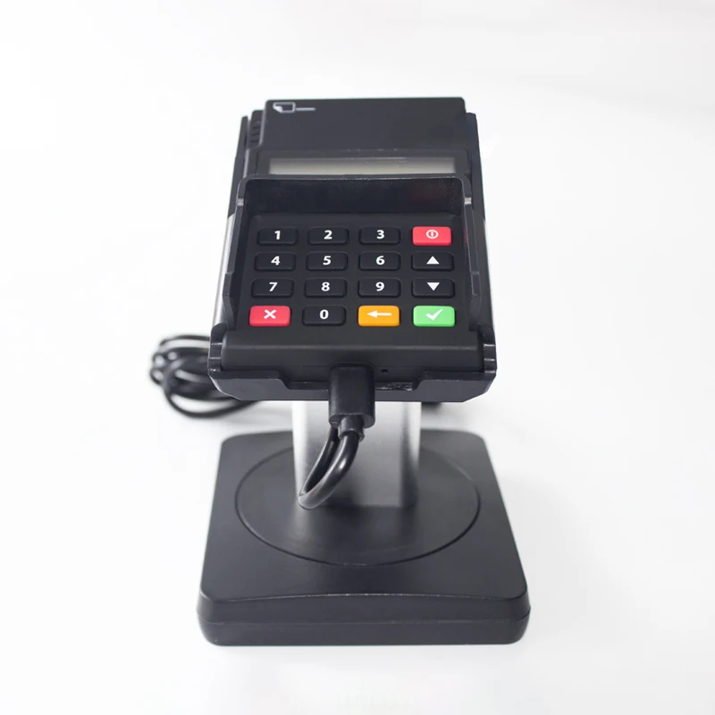 Desktop metal pos holder stand adjustable portable pos holder mount stand mini pos credit card machine stand for QPOS MINI