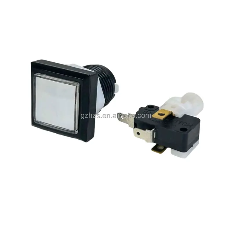 12 Volt Push Touch Button Switch Rectangle Led Arcade Buttons