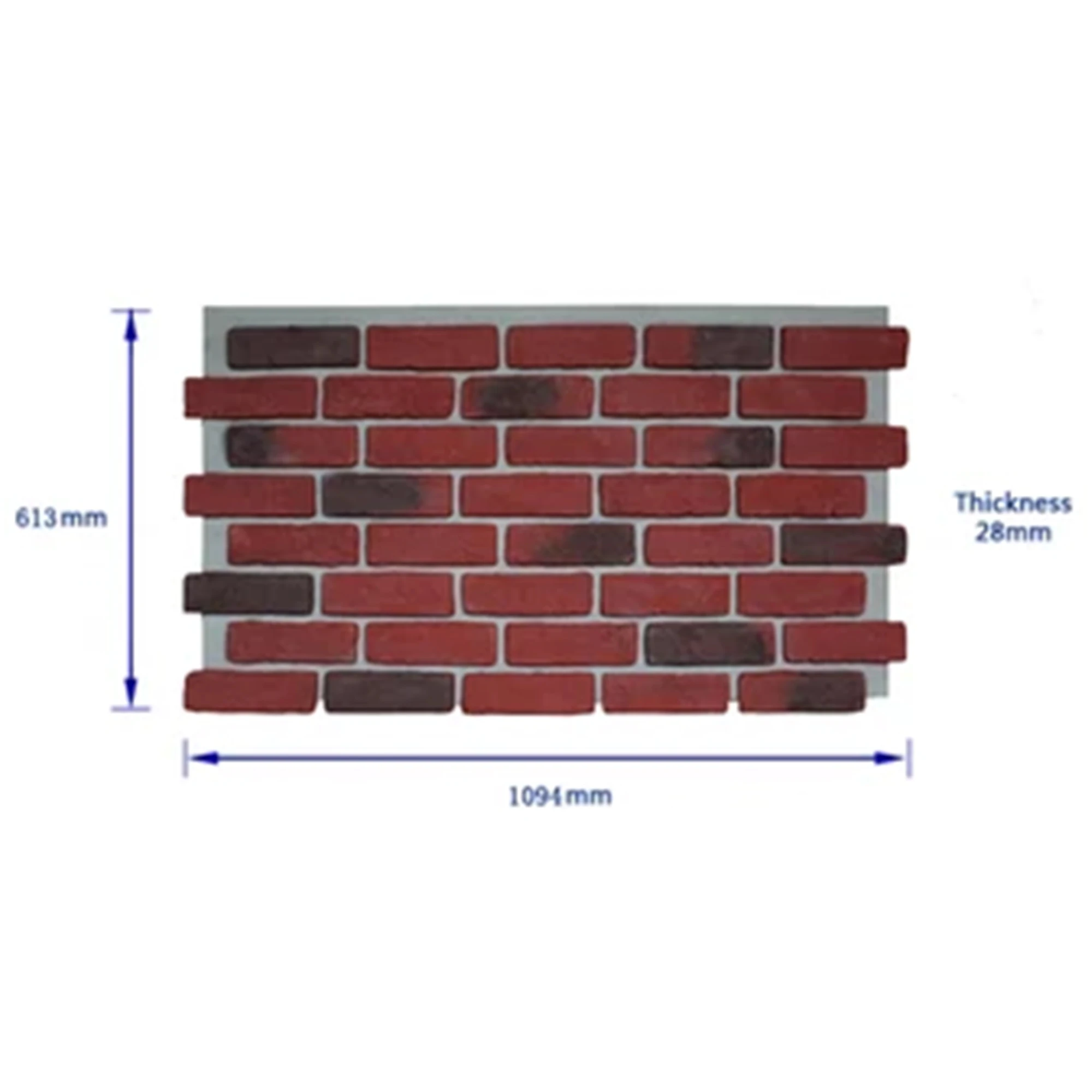 PU stone wall panel NEU Decorative painting model room sofa background villa office painting modern rubber sheet PU brick panel