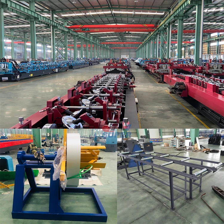 High Speed Auto C to Z Channel Steel Interchangeable Purlin Roll Forming Machine