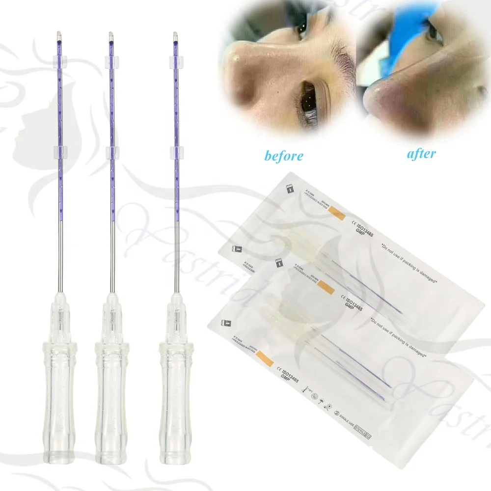 100USD payback Yastrid Best effective pdo thread nose lift, 4d cog pdo thread injection 19g 60mm