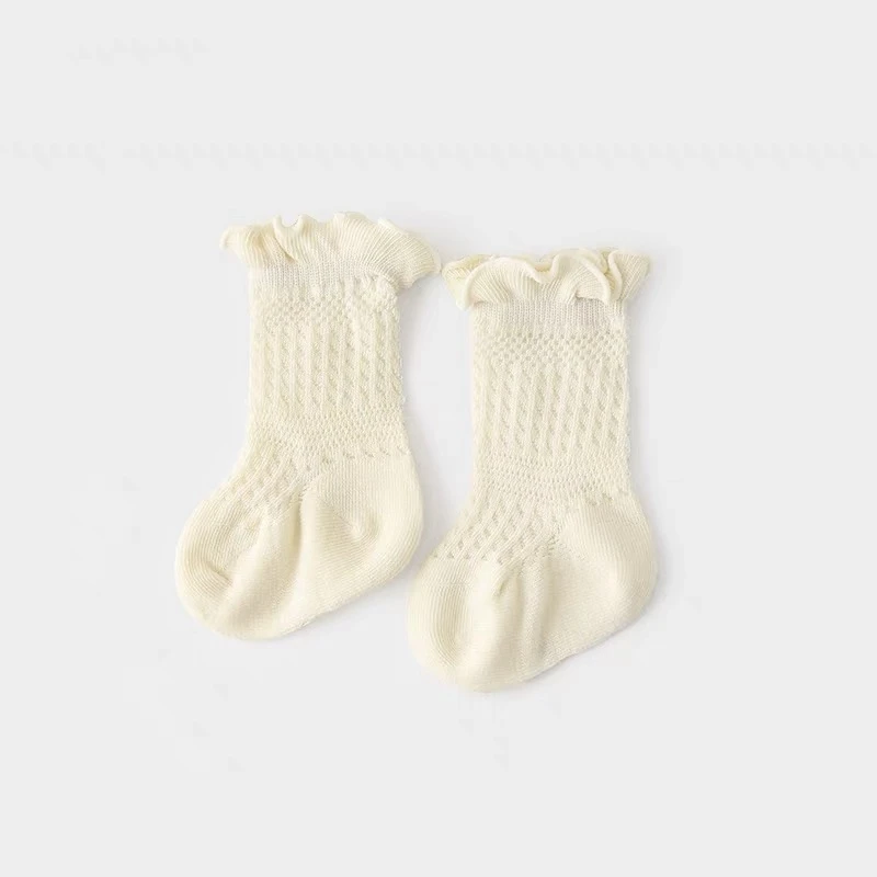 Socks supplier Good quality ankle cotton customer lady size pink/white/green/yellow kids dress socks with big flower