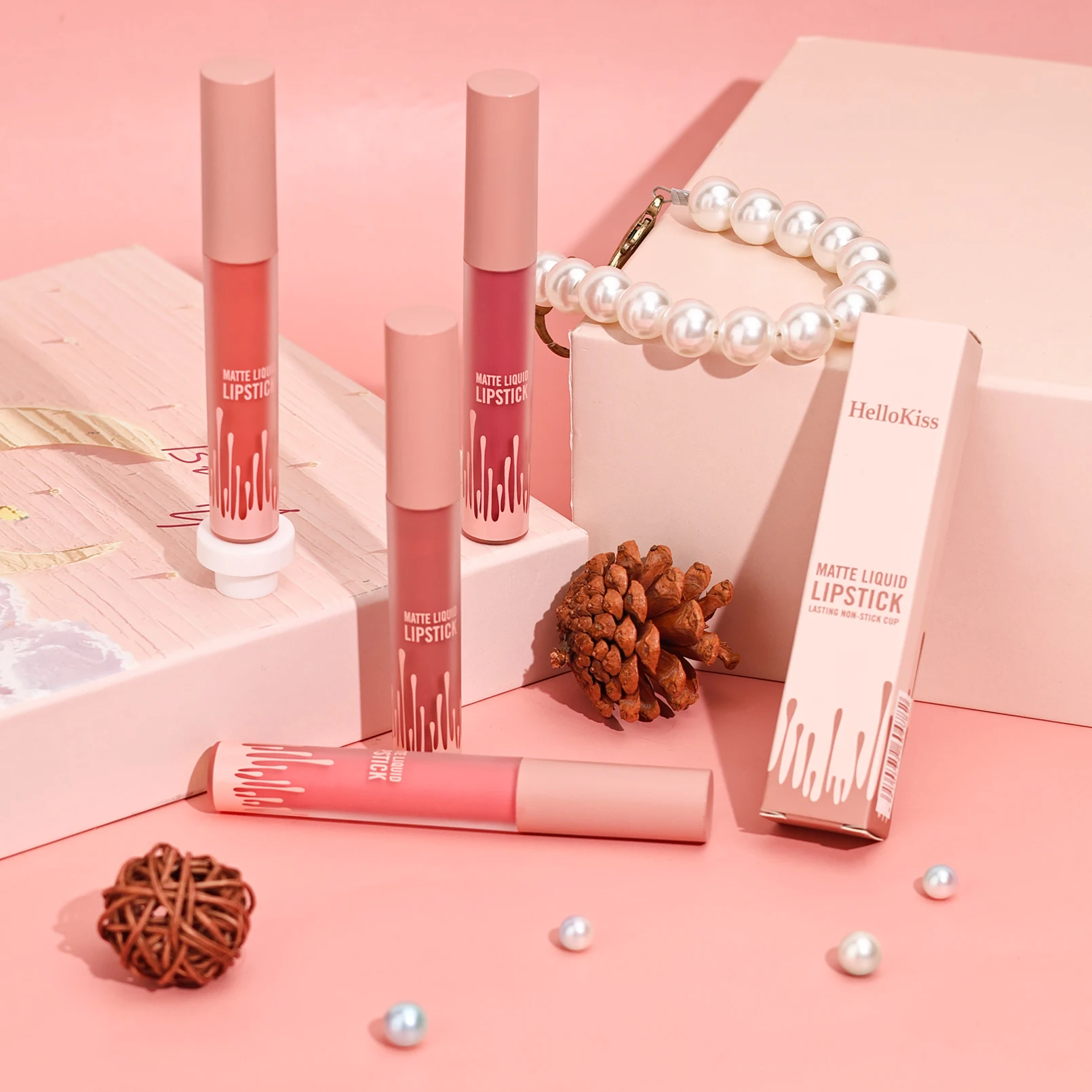 China Suppliers Matte Lipstick Whole Private Label Waterproof Long Lasting Matte Liquid Lipstick High Pigment Lipstick Makeup