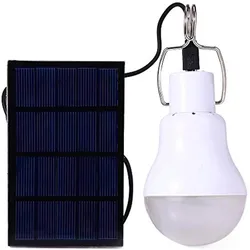 Outdoor Camping Solar Panel Powered Bulb LED Light For Home Indoor